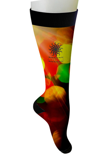360 Digital Print Mid Calf Crew Socks