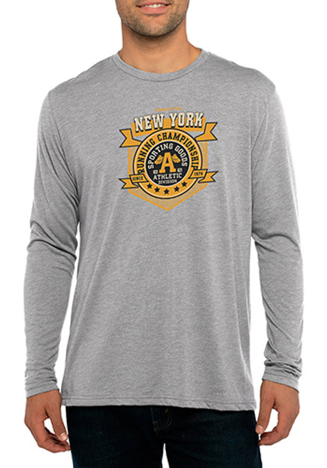 Next Level Men's Triblend Long-Sleeve Crew Shirt Next Level Men's Triblend Long-Sleeve Crew Shirt