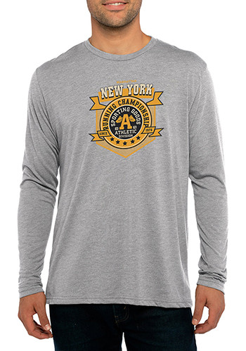 Next Level Men's Triblend Long-Sleeve Crew Shirt