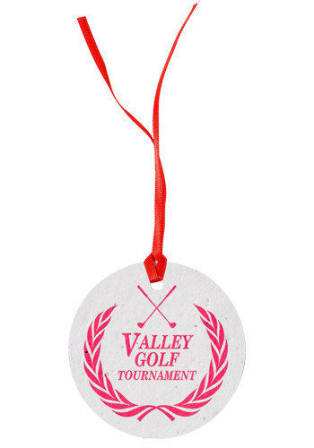 Circle Shaped Plantable Holiday Ornament