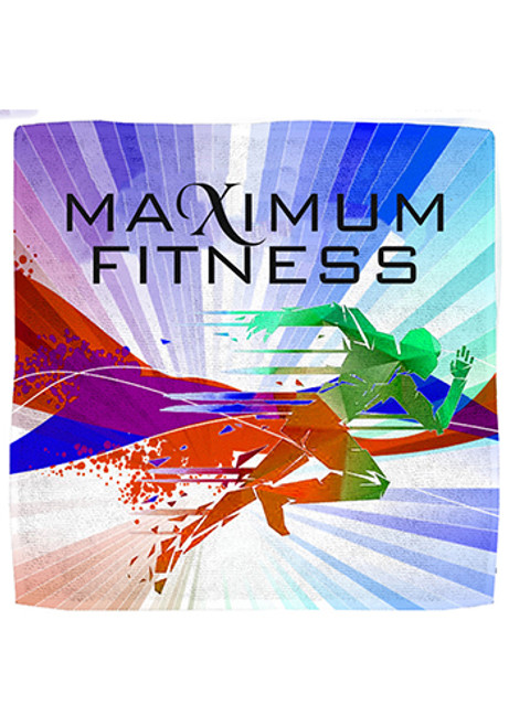 12 x 12 Sublimated Sports Rally Towel 12 x 12 Sublimated Sports Rally Towel