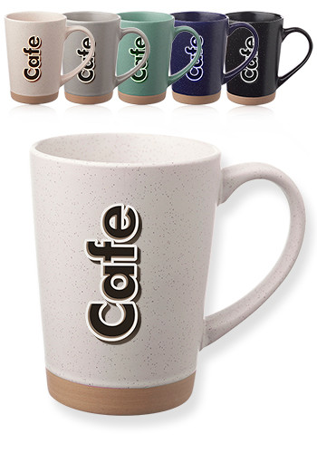 16 oz Nebula Speckled Clay Coffee Mugs