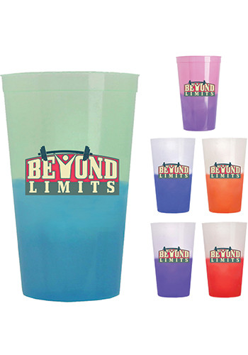 22 oz Cool Color Change Stadium Cup