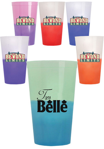 22 oz Cool Color Change Stadium Cup