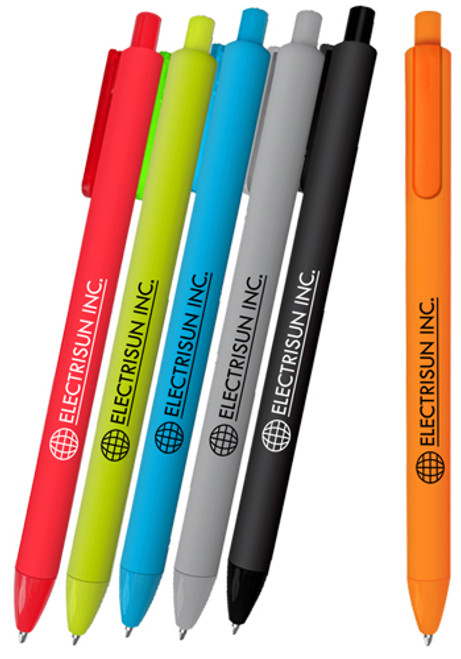 Flex Soft Touch Rubberized Ball Point Pen