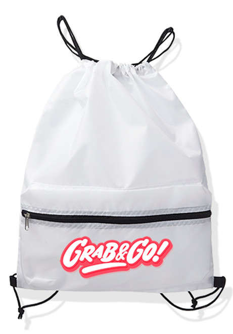 Augusta Drawstring Backpacks with Front Pocket