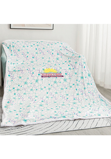 60 x 80 Oversize Sherpa Plush Sublimation Blanket