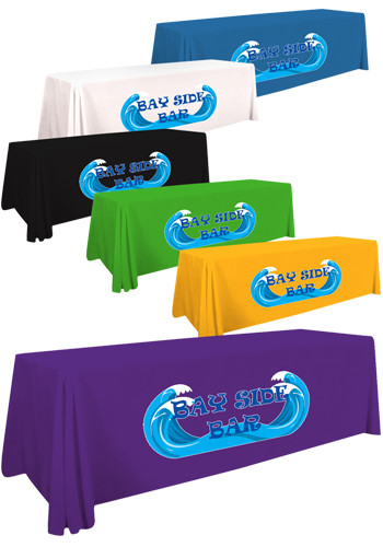8 Ft LazerLine 3-Sided Front Only Printed Throw
