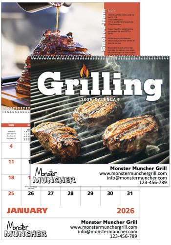 Good Value Grilling Spiral Calendar