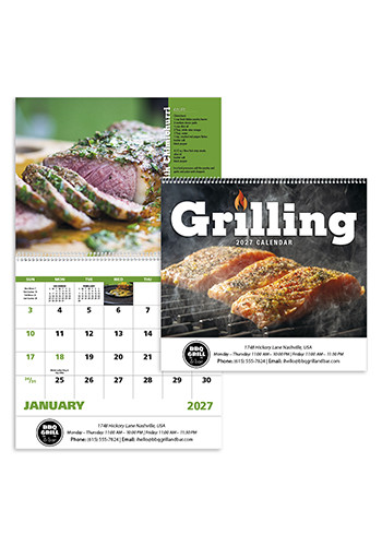 Good Value Grilling Spiral Calendar