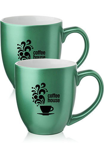 16 oz. Metallic Bistro Coffee Mugs