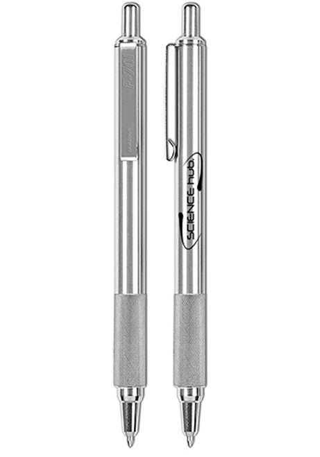 Zebra Stainless Steel Retractable Ball Point Pen
