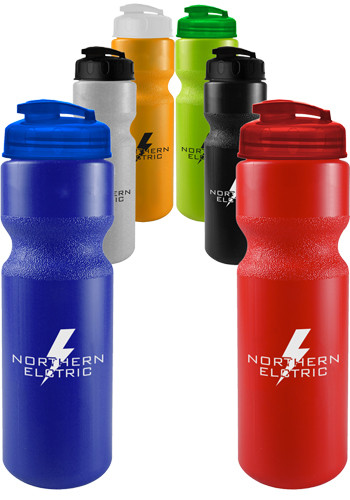 28 oz The Journey Colors Bike Bottle with Flip Lid