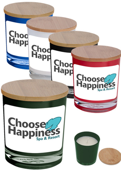 Bamboo Soy Candle with Full Color Label