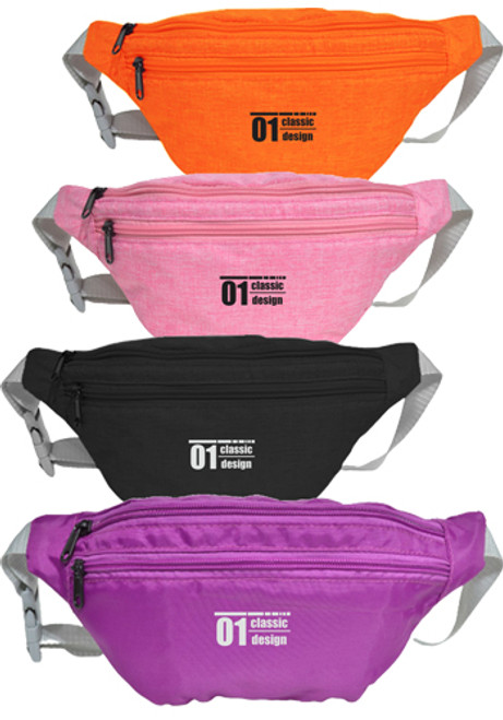 13 x 6 Waterproof Heather Fanny Pack