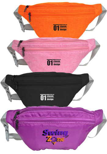 13 x 6 Waterproof Heather Fanny Pack
