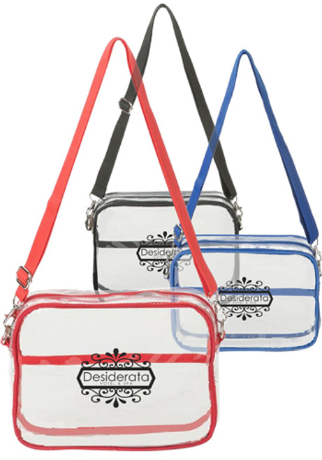 Clear Crossbody Messenger Shoulder Bag