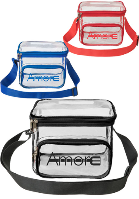 Stadium Approved Clear Lunch Bag with Front Pocket