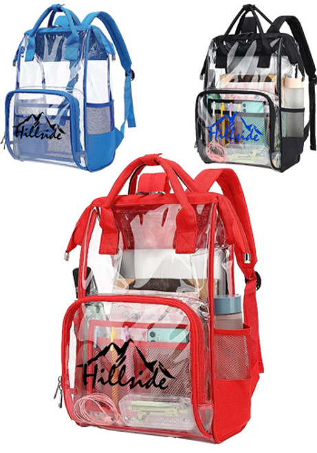 Premium Heavy Duty Clear Backpack