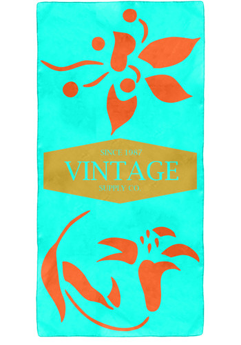 25 x 50 Sublimated Sand Proof Beach Towel