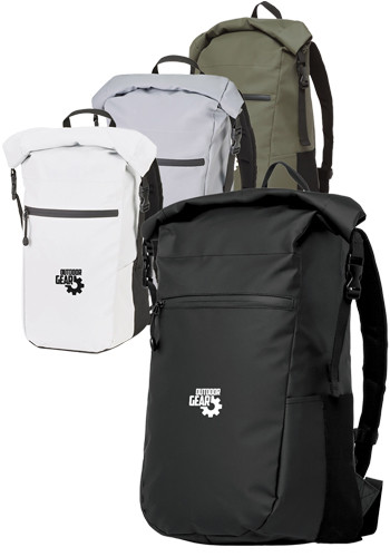22L Ashbury Roll-Top Water Resistant Backpack