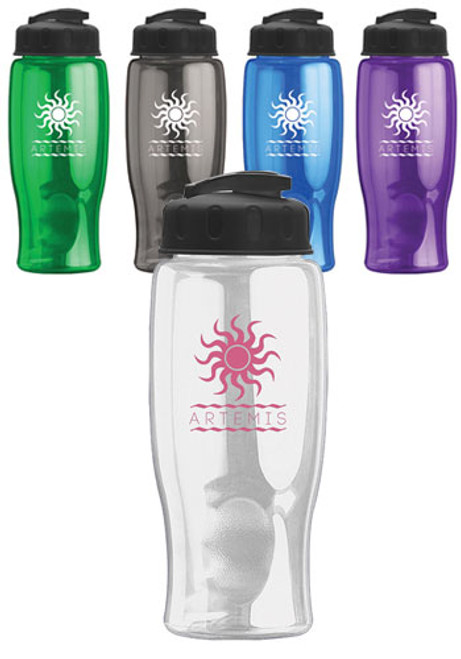 27 oz Poly-Pure Transparent Sports Bottle