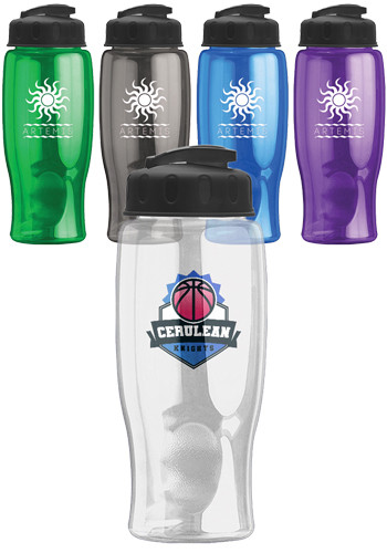 27 oz Poly-Pure Transparent Sports Bottle
