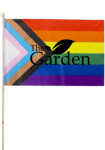 12 x 18 Progress Pride Rainbow Flag