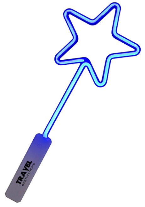 Blue Star Neon Wand Blue Star Neon Wand
