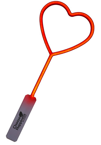 Red Heart Neon Wand