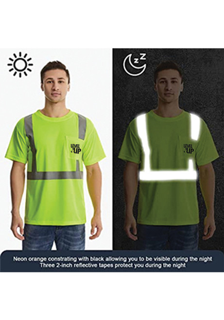 Breathable Class 2 Reflective Safety T-Shirt Breathable Class 2 Reflective Safety T-Shirt