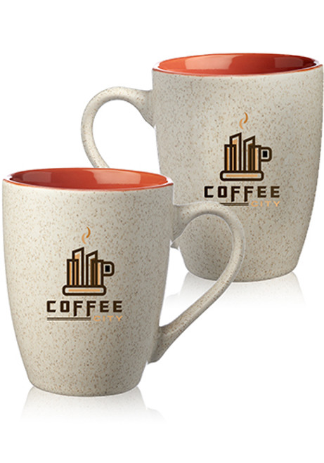 10 oz. Sesame Speckled Two Tone Coffee Mugs 10 oz. Sesame Speckled Two Tone Coffee Mugs
