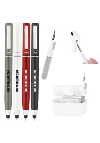 Stylus Pen with Earbud Cleaning Kit