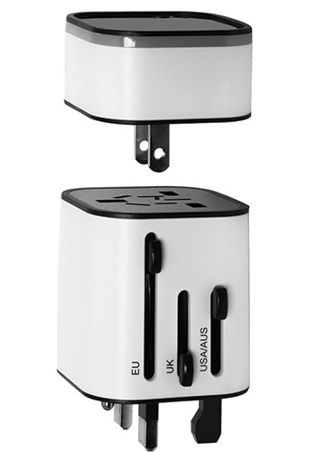 Brillia Illuminating Dual USB Travel Adapter