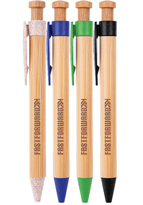 The Camden Retractable Eco-Friendly Bamboo Pen The Camden Retractable Eco-Friendly Bamboo Pen