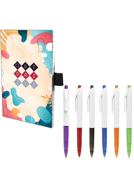 4 x 6 Perfect Paper Cover Notebook with Pen 4 x 6 Perfect Paper Cover Notebook with Pen