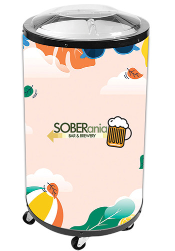 65L Portable Rolling Cooler