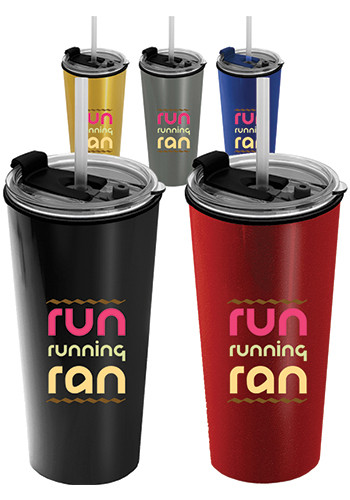 18 oz The Explorer Metallic Travel Tumbler