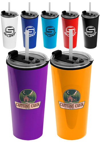 18 oz The Roadmaster Travel Tumbler with 2-in-1 Lid