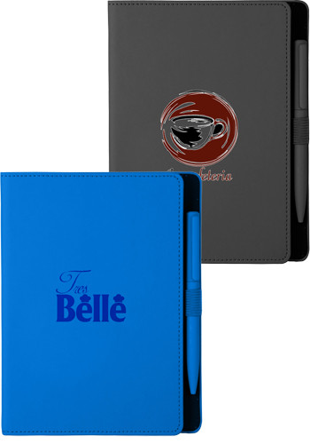 Soft Touch Notebook with Pen