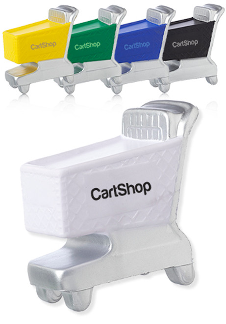 Super Market Cart Shaped Stress Balls
