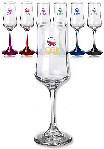 6 oz Rose Bud Champagne Glasses