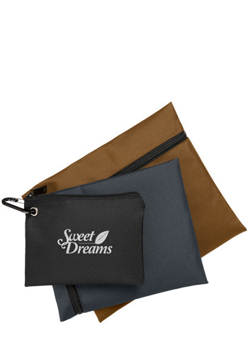 Harriton Eco-Friendly Triple Pouch Set