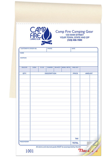 2-Part Classic Design Multi-Purpose Sales Book