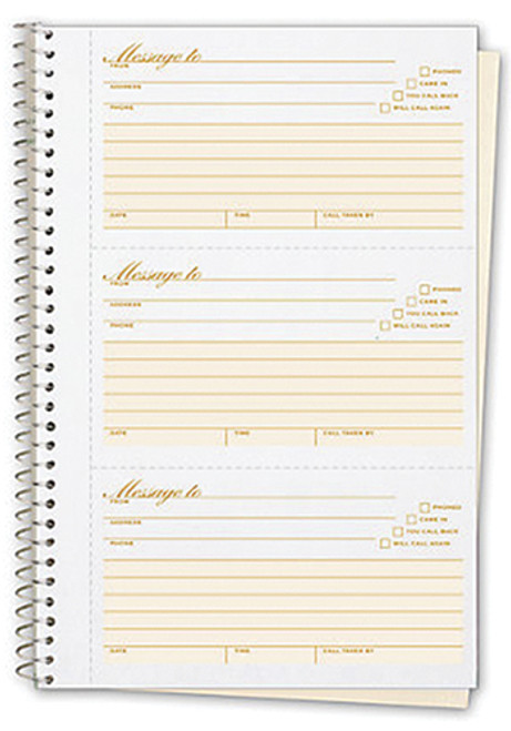 Phone Message Book