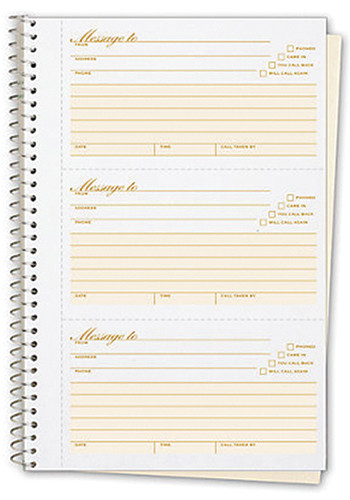 Phone Message Book