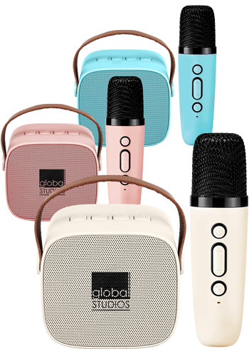 Mini Karaoke Machine with Wireless Microphone