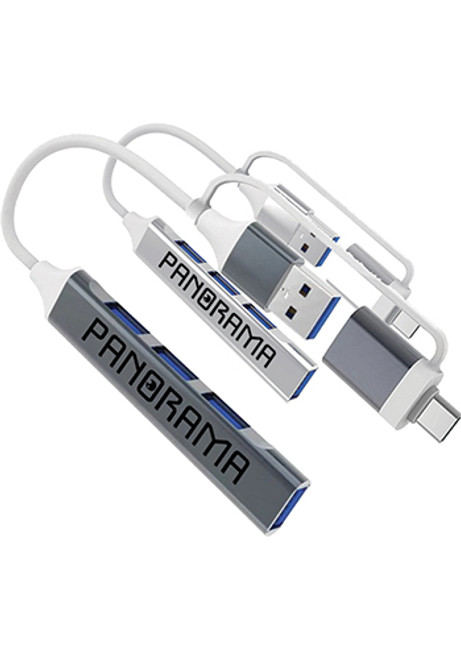 Aluminum USB Hub 3.0 with 4 Ports Aluminum USB Hub 3.0 with 4 Ports