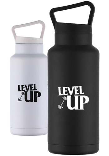 36 oz Double Wall Water Bottle with Carrying Handle