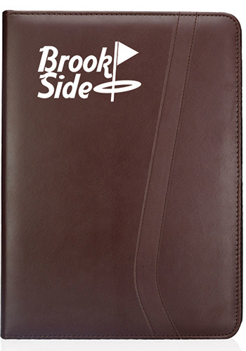 Executive Brown Leatherette Portfolio